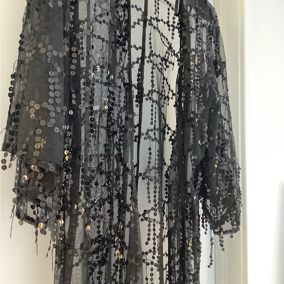 Sequin below the knee duster - Picture 2 of 3